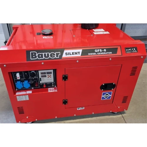 Инверторный дизельный генератор Bauer GFS-8: Тип электростанции дизельный