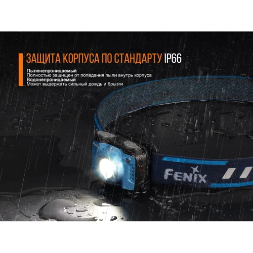 Фонарь Fenix HL12R серый (HL12Rg): Дальность подсветки, м 64