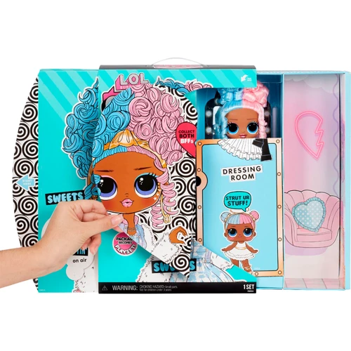 Игровой набор с куклой L.O.L. Surprise! серии O.M.G S4 Леди Конфетка с аксессуарами (572763): Высота, см 27