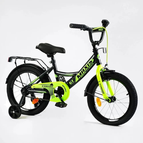 Дитячий велосипед Corso Maxis 16" салатовий (CL-16029)