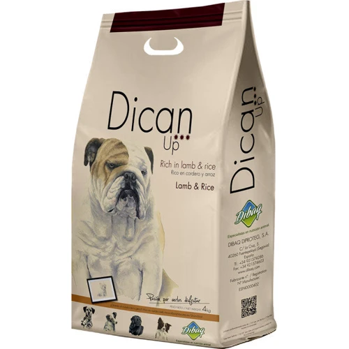 Сухой корм Dibaq Diproteg Dican Up Lamb & Rice для взрослых cобак со вкусом ягненка 4 кг (8424160022757)