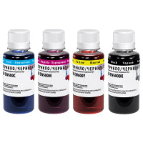 Чернила ColorWay Epson XP103/600 BK/С/M/Y (4x100мл) (CW-EW610SET01): Цвет набор (set), Yellow, Magenta, Black, Cyan