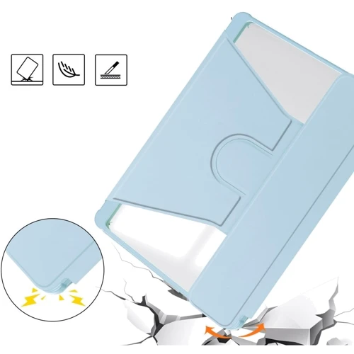 Аксессуар для планшетных ПК BeCover Case Rotatable Smart Keyboard Light Blue for Samsung X710 Galaxy Tab S9 / X510/X516B Galaxy Tab S9 FE (710429) фото 4