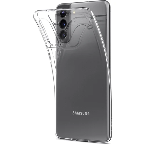 Чехол для телефонов Spigen Crystal Flex Crystal Clear (ACS02447) for Samsung G991 Galaxy S21 фото 6