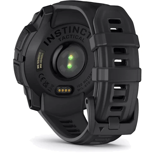 Смарт-часы Garmin Instinct 3 Solar 45mm Tactical Edition Black with Black Band (010-02934-50) фото 10
