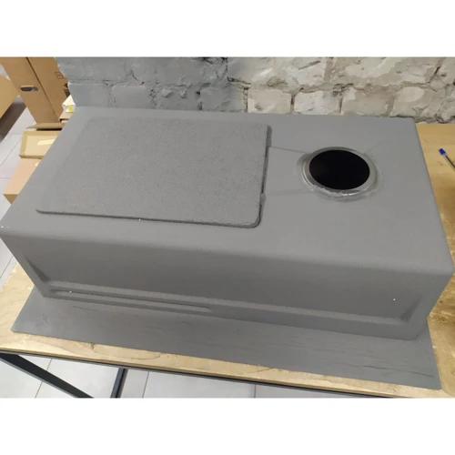 Кухонная мойка Lefton Waterfall LED с цифровым дисплеем и водопадом Grey (KS2206) (Кухонные мойки)(79371943)Stylus approved фото 6