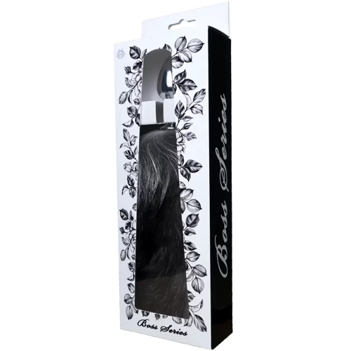 Анальная пробка S с хвостом BOSS of TOYS Boss Series Fox TAIL Black XXL, BS6400097