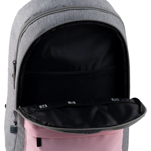 Рюкзак GoPack Education Teens 140L-1 серо-розовый (GO24-140L-1): Пол ребенка Для девочек