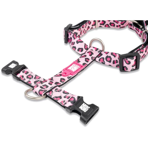 Шлейка для собак Max & Molly Urban Pets H-Harness - Leopard Pink/L 2 см 70-98 см розовая (4897039634322): Производитель Max & Molly Urban Pets
