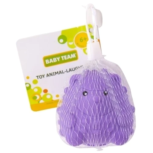 Іграшка для ванної Baby Team Звірятко зі звуком, фіолетова (8745)