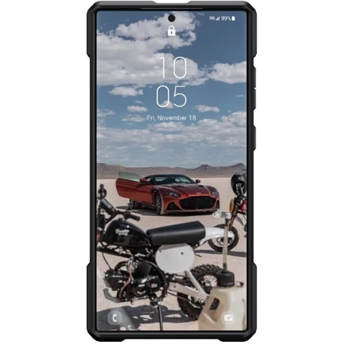 Аксессуар для смартфона Urban Armor Gear UAG Monarch Pro Carbon Fiber (214140114242) for Samsung S918 Galaxy S23 Ultra: Материал поликарбонат; термополиуретан; волокно