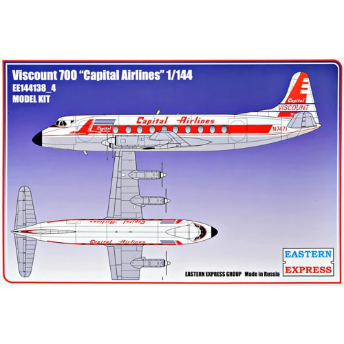 Авіалайнер Eastern Express Viscount 700 Capital Airlines