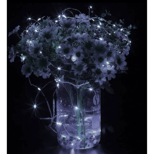Гирлянда на батарейках Springos 4.9 м 50 LED Pilot CL0106 Cold White фото 5