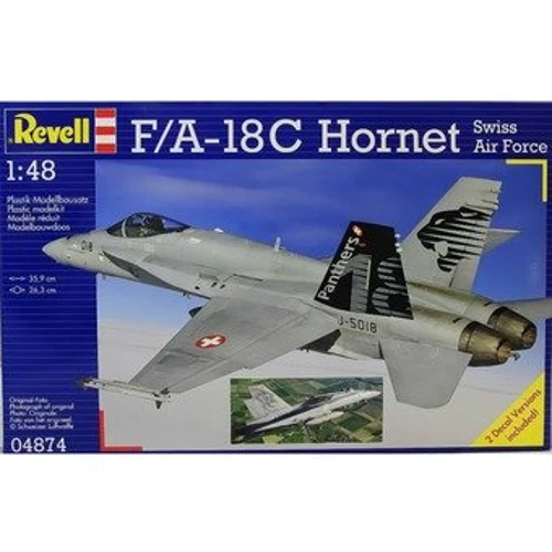 Revell (1:48) Палубный истребитель-бомбардировщик F/A-18C Hornet Swiss Air Force (04874): Производитель Revell