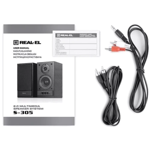 Акустична система REAL-EL S-305 Black фото 7