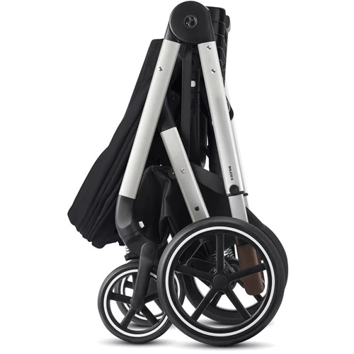 Коляска Cybex Balios S Lux SLV Deep Black с бампером (520001249): Возможность установки люльки нет