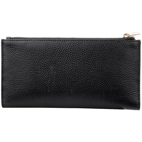 Женский кошелек Smith&Canova черный (FUL-26801-black-tan): Материал Натуральная кожа