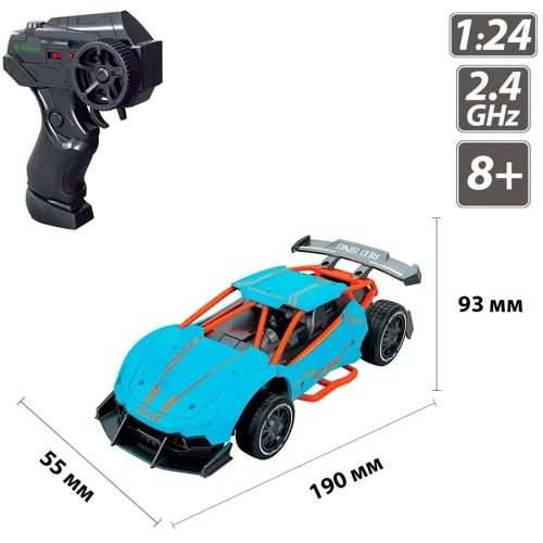 Автомобиль Sulong Toys SPEED RACING DRIFT на р/у – RED SING (голубой) (SL-292RHB): Форма Автомобиль