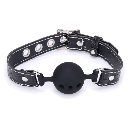 Кляп sLash Snake ball gag silicone, Black