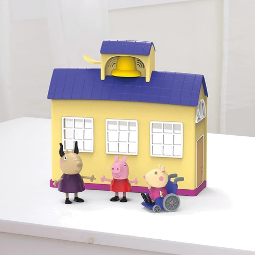 Ігровий набір Peppa - Школа Пеппи (3 фігурки, звук)