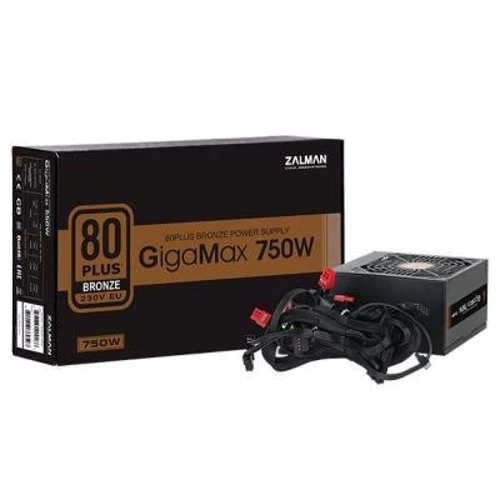 Блок питания Zalman GigaMax 750W (ZM750-GVII): Модульные (съемные) кабеля отсутствует