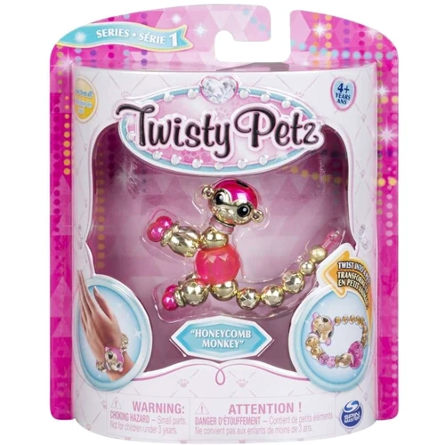 Игрушка Spin Master Twisty Petz серии "Модное Превращение" - Обезьянка Ханни (20105850): Серия Twisty Petz