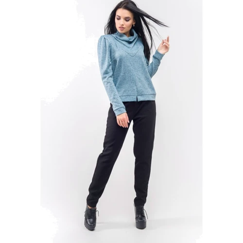 Джемпер FLFashion Тетрис ЛСТ 1612 46 голубой