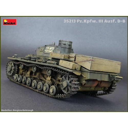 Збірна модель MiniArt Німецький танк Pz.Kpfw.III Ausf. D / B. (MA35213) фото 13