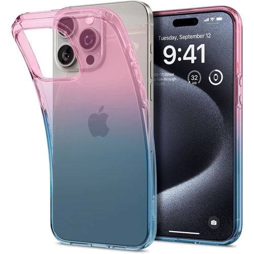 Чехол для iPhone Spigen Liquid Crystal Gradation Pink (ACS06700) for iPhone 15 Pro