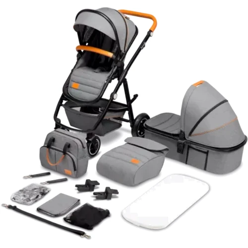 Универсальная коляска 2 в 1 Lionelo AMBER 2 GREY STONE: Тип коляски Универсальная коляска (2-в-1)