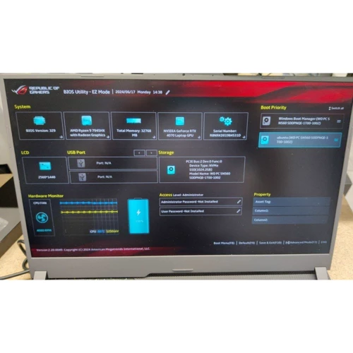 ASUS ROG Strix G17 (G713PI-LL032T) (Ноутбуки)(79006436) Approved: Причина уцінки Витринный вариант
