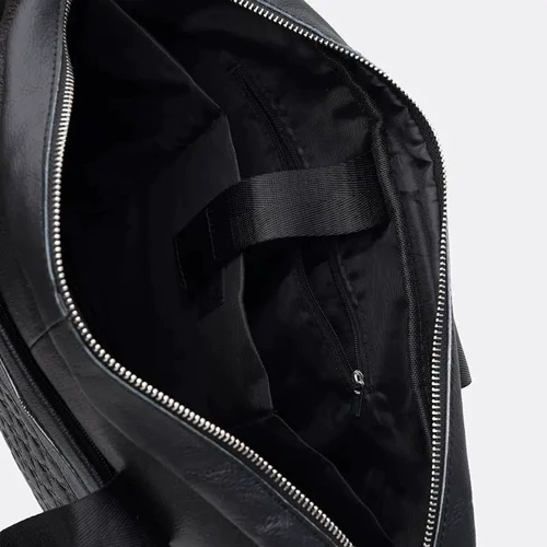 Мужская конференц-сумка Borsa Leather черная (K11117-black): Пол Мужской