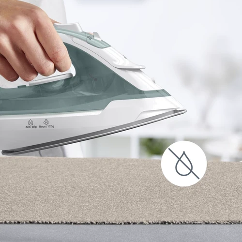 Утюг Tefal FV2C42E0: Цвет зеленый / белый