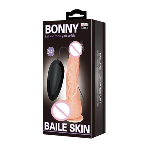 Фаллоимитатор с вибрацией Baile Skin BONNY, BW-008041ZSY