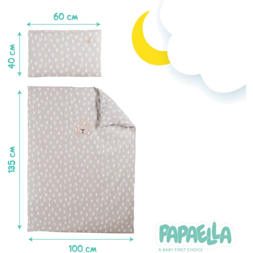 Комплект постільної білизни Papaella Корона для немовлят, беж (8-33344) фото 3