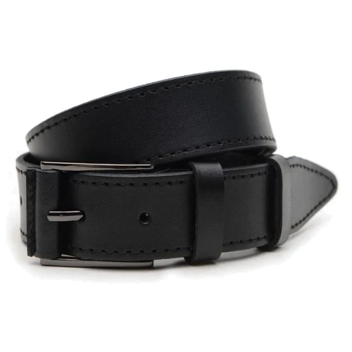 Чоловічий ремінь Borsa Leather чорний (V1125GX32-black)