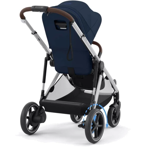 Прогулочная коляска Cybex eGazelle S SLV Ocean Blue с электродвигателем (524000529) фото 7