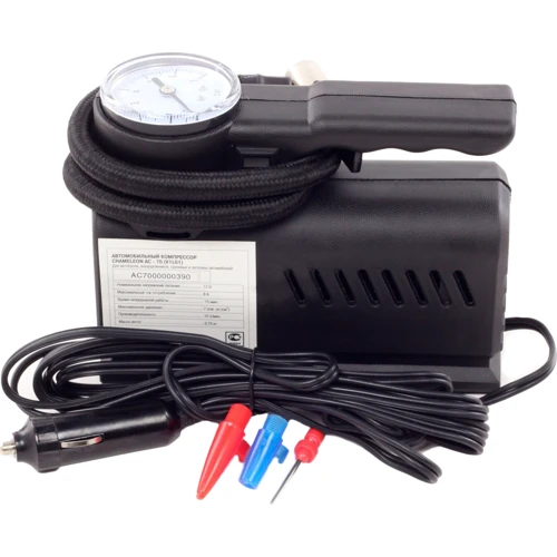 Автокомпресор Chameleon AC-70: Тип насоса або компресора Автомобільний компресор