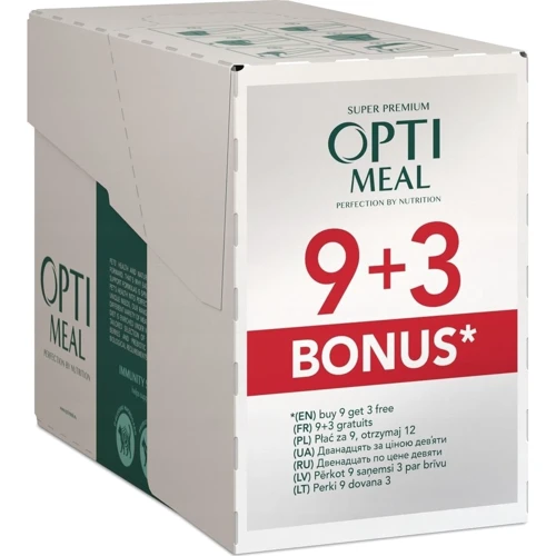 Вологий корм Optimeal Adult cats для дорослих кішок, з кроликом у білому соусі 12х85 г (4820215361538) фото 9