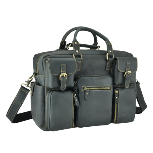 Tiding Bag Leather Bag Grey (7028RA) for MacBook 15"