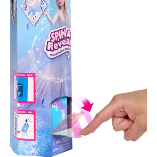 Набор-cюрприз Disney Princess с Эльзой "Крути и прояви" (HTG25): Высота, см 29