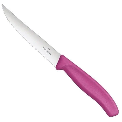 Victorinox (6.7936.12L5) SwissClassic для пиццы 12см волн. розовый