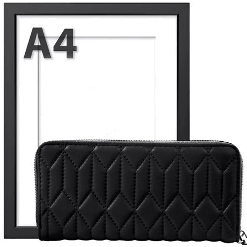 Женский кошелек Valiria Fashion черный (5DETAAB005-black): Формат кошелька Горизонтальный