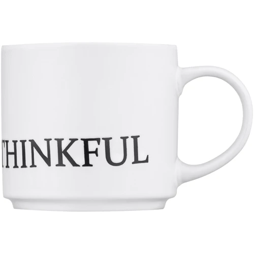 Кружка Ardesto Thinkful керамика 420 мл Белый (AR3043W)