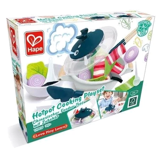 Дитячий кухонний набір Hape Посуд із продуктами (E3198): Виробник HAPE