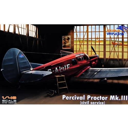 Самолет Dragon Wings Percival Proctor MK.III (гражданская служба) 1:48 DW48016