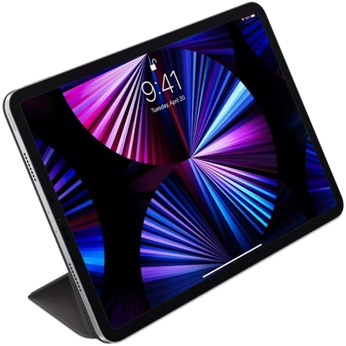 Аксесуар для iPad Apple Smart Folio для iPad Pro 11-inch (2/3rd generation) - Black (MJM93ZM/A): Матеріал полиуретан