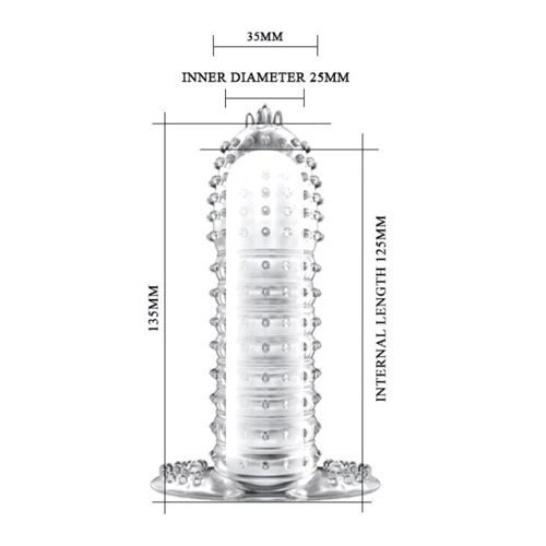 Насадка-презерватив Penis Sleeve, BI-010045D