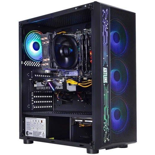 Персональный компьютер (ПК) ARTLINE Gaming X66 (X66v19): Видеокартка NVIDIA GeForce RTX 3060 Ti, 8 ГБ