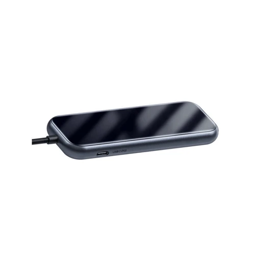 Адаптер Baseus Adapter Multifunctional USB-C to 3xUSB3.0+HDMI(4K)+USB-C+SD+TF Card Deep Gray (CAHUB-CZ0G): Интерфейс подключения USB-C